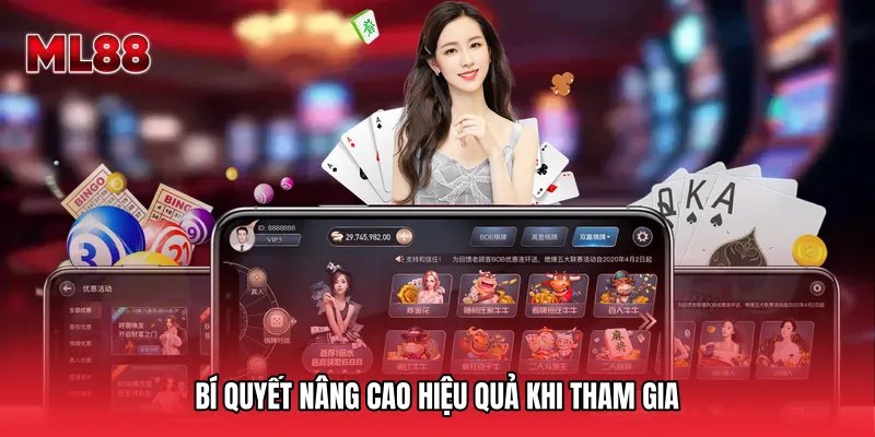 Bí quyết nâng cao hiệu quả khi tham gia